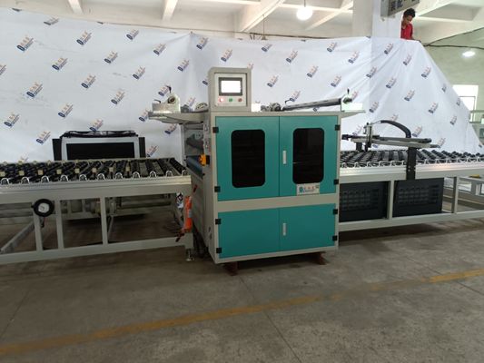 Fully Automatic Roll-to-Plate Imprinting Line for High-Throughput Nanoimprint Lithography with Customizable Pressure