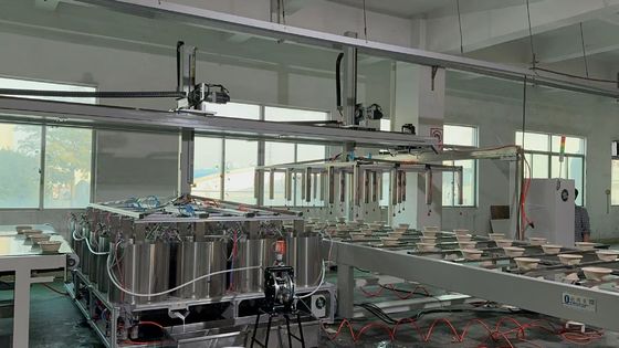 High-Throughput 24-Position Automatic Spin Coating System – For Wafer, Glass, OLED Substrates – Customizable Dispensing