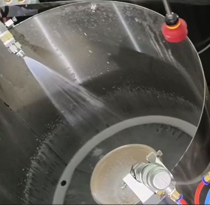 Smart 24-Station Spin Coating Line for Water/Oil Barrier Coating of Pulp Molded Tableware