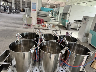 Fiber Bowl Tray Coating For High Temperature Water Hot Oil Proof Six Station Spin Coating Machine For Bamboo Paper Sugar Cane