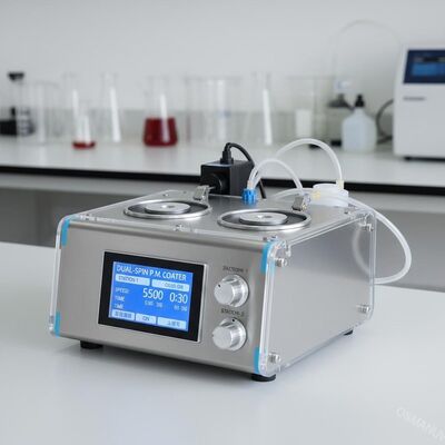 Compact Dual-Station Laboratory Spin Coater for Pulp Molded Prototype Development