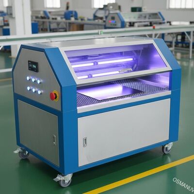 Energy Saving Three Lamps UV Curing Machine 5-20m Per Min Metal Sheet UV Led Machine