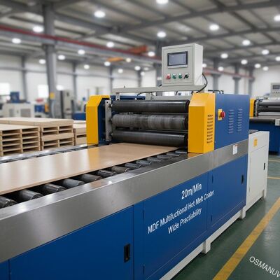 20m/Min MDF Multifunctional Hot Melt Roller Coater Wide Practicability