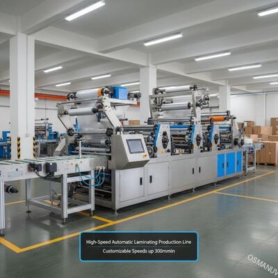 High-Speed Automatic Laminating Production Line for Flexible Packaging | Customizable Speeds up to 300m/min
