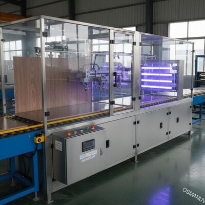 UV Paint Spraying Coating Line for Laminate Panel Finishing and Instant Curing