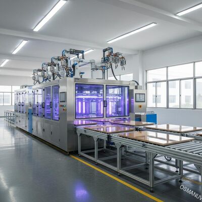 Automated Flat Panel Spraying Coating Line for High Gloss Decorative Board Finishing