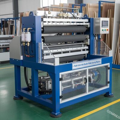 Multi-Substrate Double Roller Coating Machine Versatile Surface Treatment Equipment for Industrial Applications
