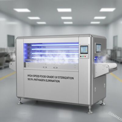 High Speed Food Grade UV Sterilization Machine for 99.9% Pathogen Elimination