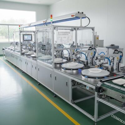 24 Station Automated Spin Coating Line for Waterproof Pulp Molded Tableware Coating