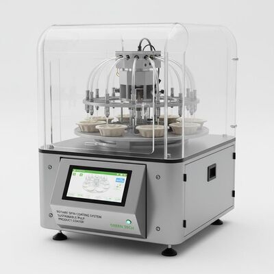 Rotary Spin Coating System for Sustainable Pulp Molded Products