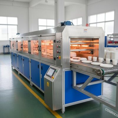 Bagasse Pulp Molding IR Drying Machine 2.2-Meter Rapid Drying System for Sustainable Tableware Production
