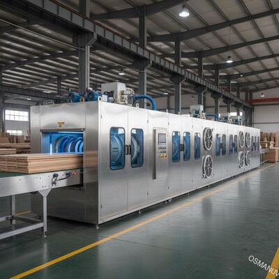Rapid Moisture Removal Industrial Microwave Drying Line for Wood Panel Processing