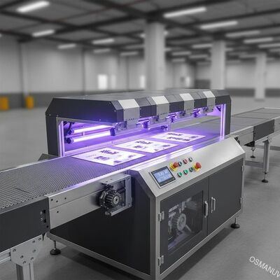 High-Speed 5-Lamp UV Curing Machine with Customizable Conveyor for Instant Ink Drying