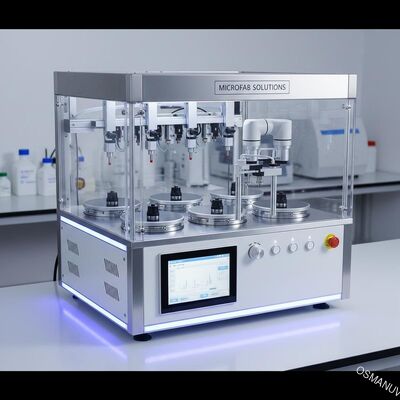High-Precision 12-Station Automatic Spin Coater for Customizable Semiconductor & Perovskite Film Deposition