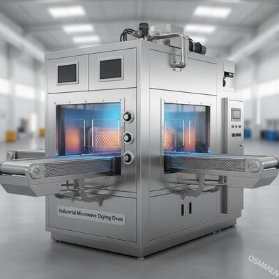 Industrial Microwave Drying Oven with Continuous Belt-Type Volumetric Heating and Customizable Power Output