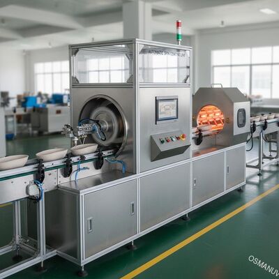 High-Precision Automatic Spin Coating Line for Uniform Pulp Molded Product Interior Coating