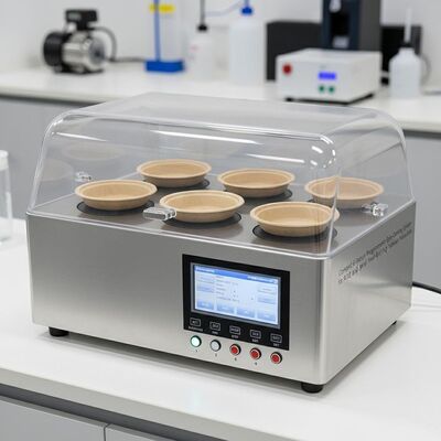 Compact 6-Station Programmable Spin Coating System for R&D and Small-Batch Pulp Tableware Production