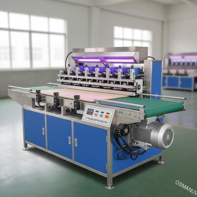 9KW 850mm Height Wood Uv Roller Coating Machine With  Motor