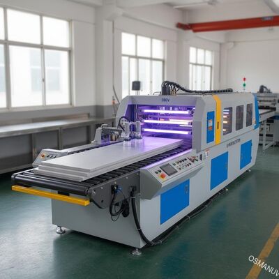 380V 80mm Thick Automatic Loading Uv Painting Machine Calcium Silicate Use
