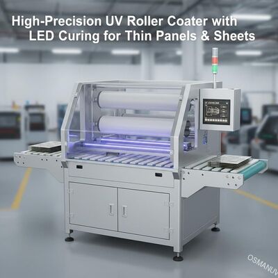 High‑Precision UV Roller Coater with LED Curing for Thin Panels & Sheets