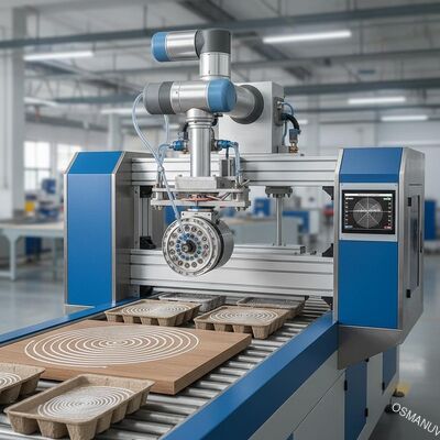 360° Reciprocating Spraying Machine for Molded Pulp & Furniture Board Surface Coating - Customizable Spray Path