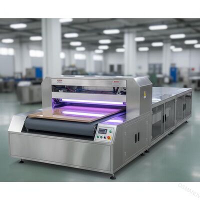 High-Gloss Finish Double Lamp UV Curing Machine for Wood Furniture Board Painting Line - Customizable Width