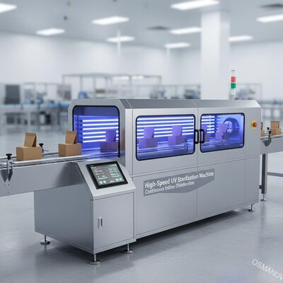 High-Speed UV Sterilization Machine for Food Packaging | Continuous Inline Disinfection