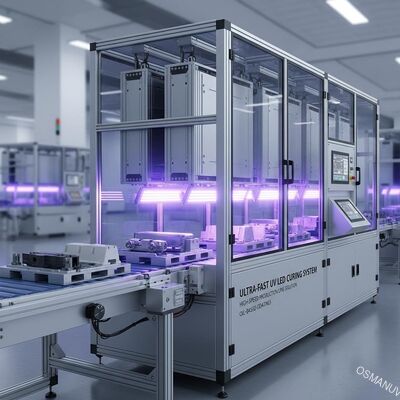 Ultra-Fast UV LED Curing System for Oil-Based Coatings - High-Speed Production Line Solution