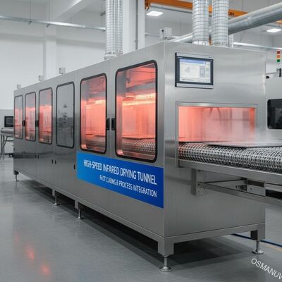 High-Speed Infrared Drying Tunnel for Water-Based Coatings - Fast Curing & Process Integration