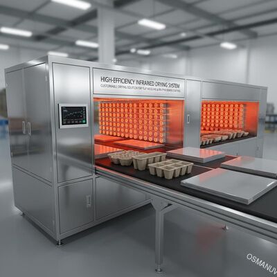 High-Efficiency Infrared Drying System | Customizable Drying Solution for Pulp Molding & Building Board Coatings