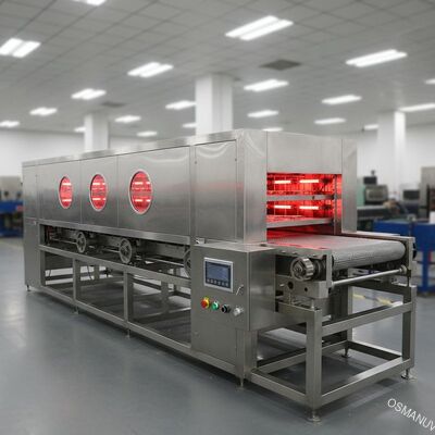 Stainless Steel Transmission System Infrared Drying Machine 1320mm
