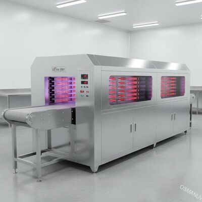 Ultraviolet Rays Infrared Dryer Machine Ir Tunnel For Hospital / Food