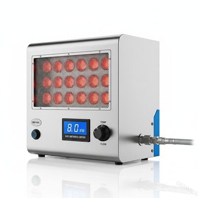 ISO9001 8KW Natural Gas Infrared Drying Machine
