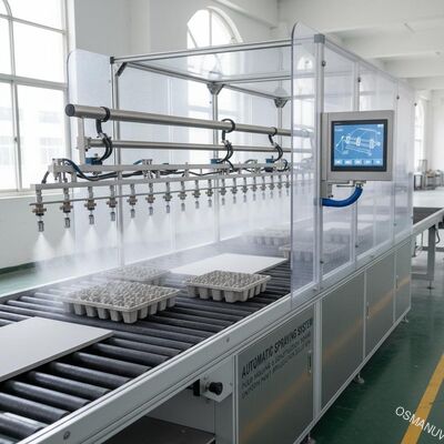 Automatic Spraying System for Coating | Pulp Molding & Construction Board Uniform Paint Application Solution