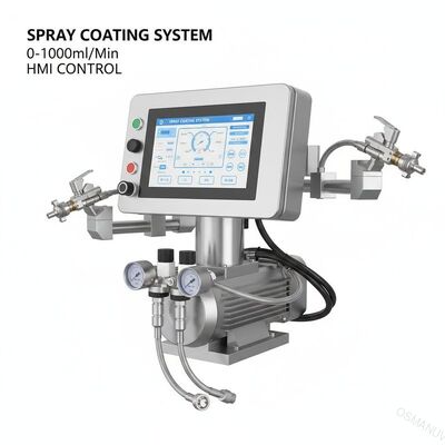 0-1000ml/Min Spray Volume Spray Coating System HMI Control System