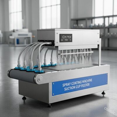 Spray Coating Machine / Suction Cup Feeder 10M/Min