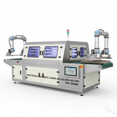 Wide Coating Uv Automatic Loading And Unloading Machine 4KW 1600mm