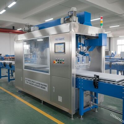 Automatic Spray Coating Machine For PLC ,Control Calcium Silicate Board