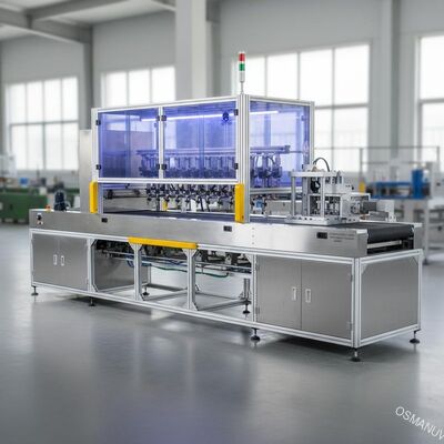 UV Spray Coating Automatic Blanking Machine With Conveyor Systems Length 1800mm
