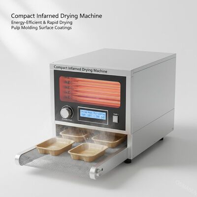 Compact Infrared Drying Machine | For Energy-Efficient & Rapid Drying of Surface Coatings on Pulp Molding