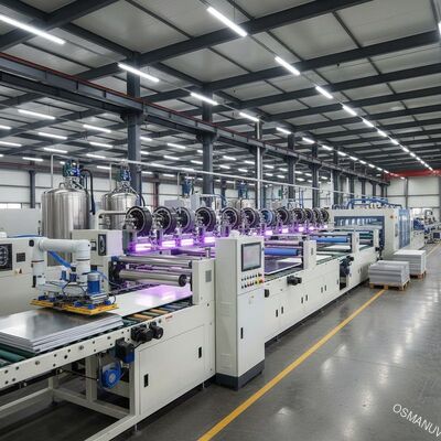 Automatic Multi-Roll Coating Production Line for Metal Sheets and PVC Panels