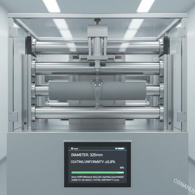 High Performance Roller Coating Equipment Diameter 200-400mm Coating Uniformity ≤±2%