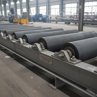 Max Coating Width 1000mm Heavy Duty Conveyor Rollers With Diameter 200-400mm