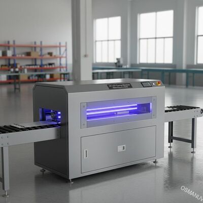 Cold Rolled Plate 1.5mm UV LED Curing Machine 650mm Exposure Width For Printing