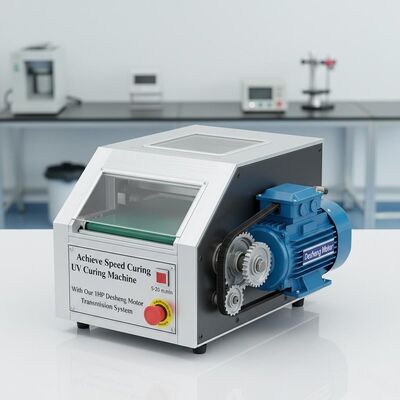 Achieve Speed Curing UV Curing Machine With Our 1HP Desheng Motor Transmission System 5-20m/min Speed
