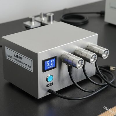 5m/Min 2.15KW Uv Led Spot Curing System With 1.5 Cold Rolled Plates