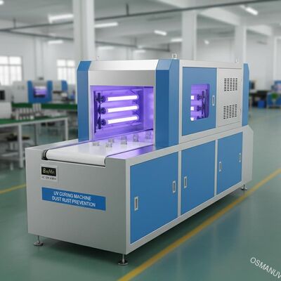 8m/Min AC 220V 4.8KW UV Curing Machine Dust Rust Prevention