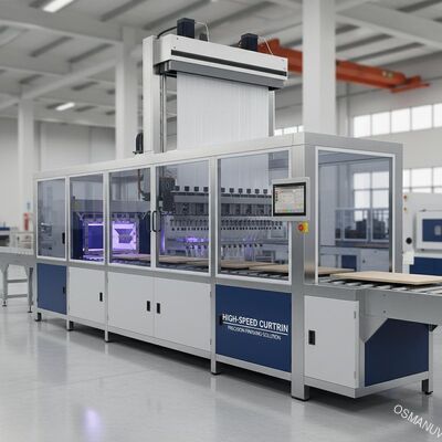 High-Speed Curtain Coating Line for Flat-Panel Furniture - Precision Finishing Solution