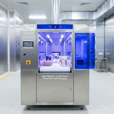 High-Efficiency UV Sterilization Tunnel UV-C ( 253.7 nm ） for Food Packaging | 99.9% Pathogen Elimination