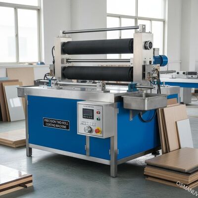 Precision Two-Roll Coating Machine for PVC, Furniture, and Metal Panels with Customizable Coating Thickness